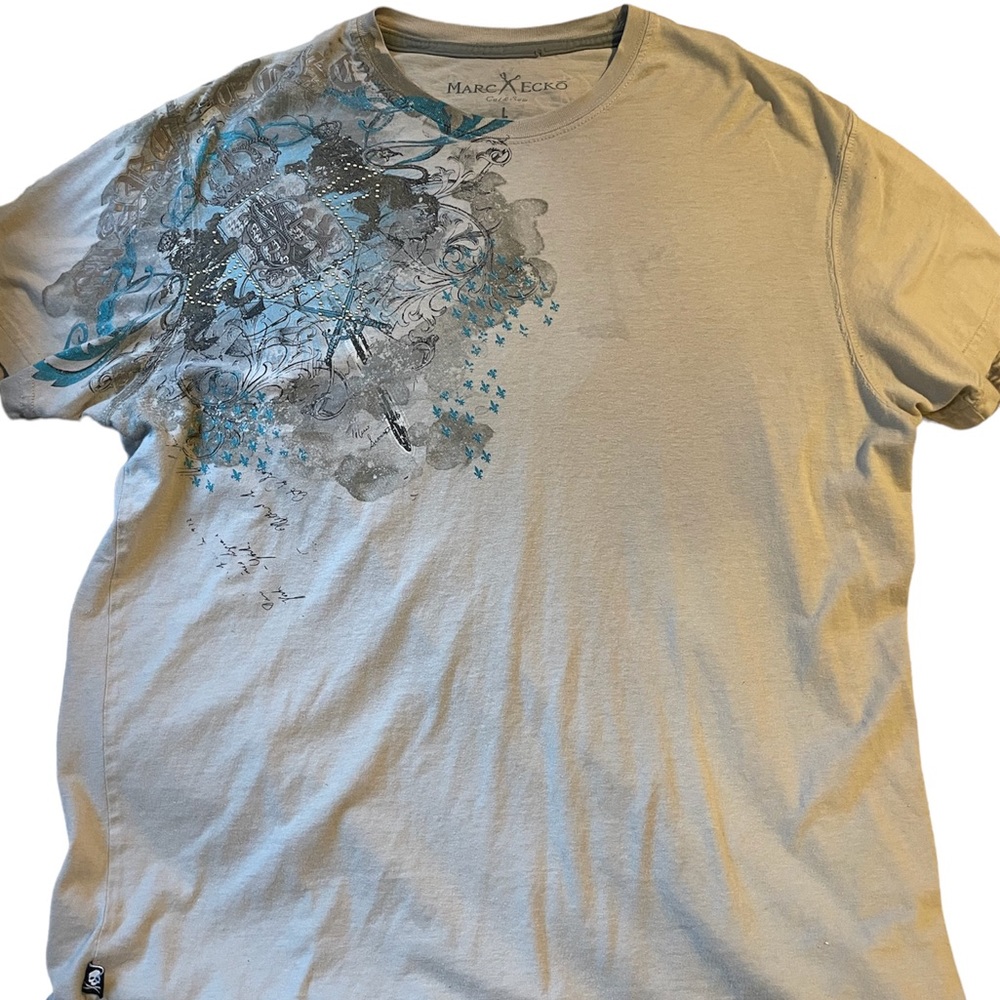 Y2k affliction type shirt